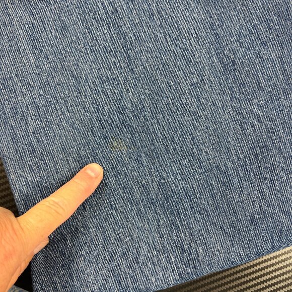 Levis 505 Mens Straight Leg Blue Denim Jeans Size 36x32 Workwear Casual - Picture 11 of 13